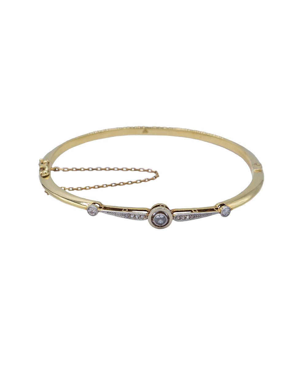 Pulsera antigua de pedida con diamantes - Riviere Joyeros